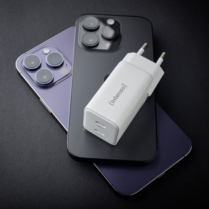 EAN 4034303033348 - Intenso POWER ADAPTER 2XUSB-C GAN/7804012 Universal Blanco Corriente alterna Carga rápida Interior imagen 4