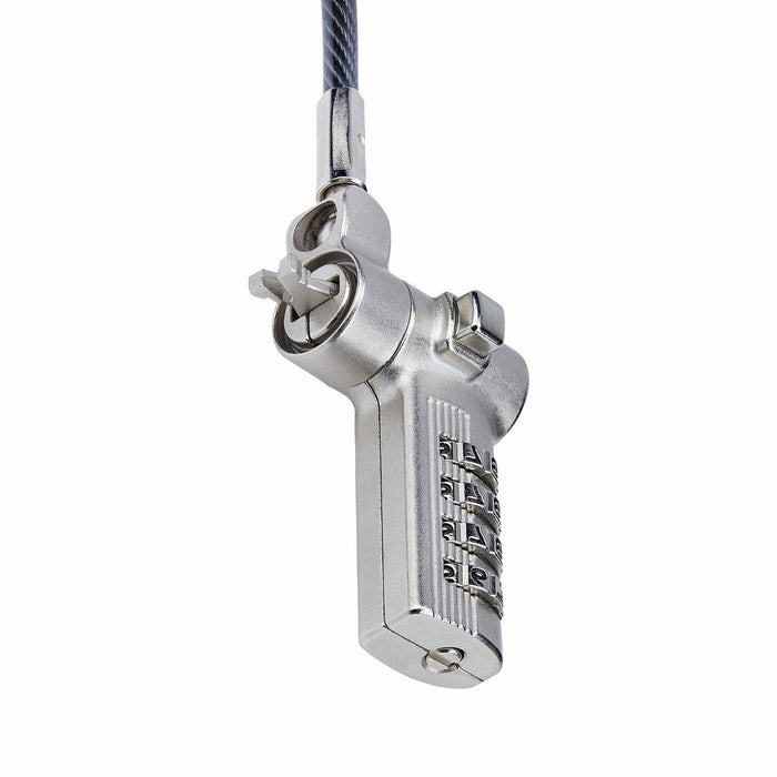 Startech 25-Pack Laptop Lock, Compatible W Noble Wedge Nano K-Slot - Sicherheitscableschloss - Schwarz, Silber - 2 M - Taa
