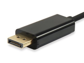 EAN 4015867203736 - Equip 133467 adaptador de cable de vídeo USB Tipo C Negro imagen 3
