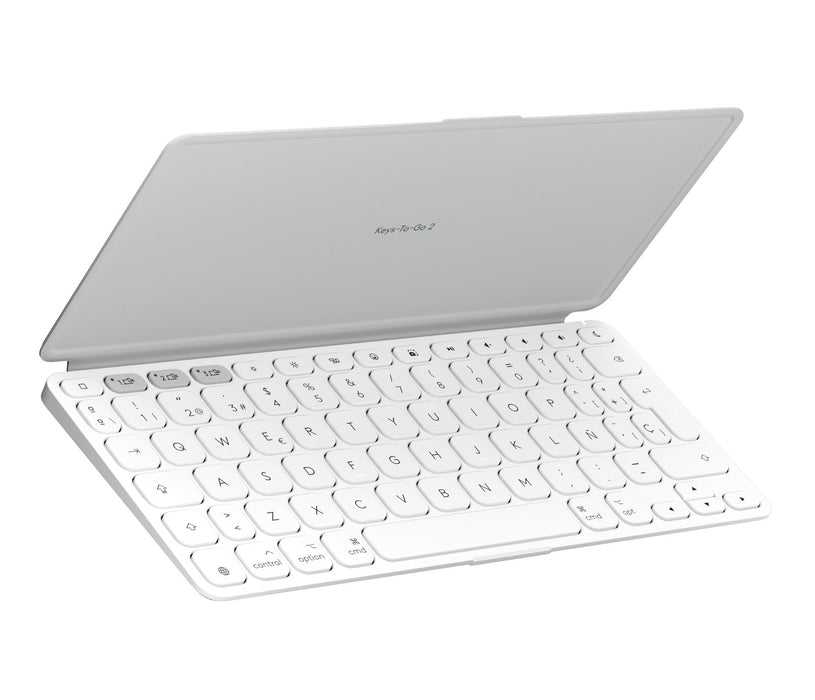 EAN 5099206126152 - Logitech 920-013011 teclado para móvil Español Bluetooth Gris, Blanco imagen 2