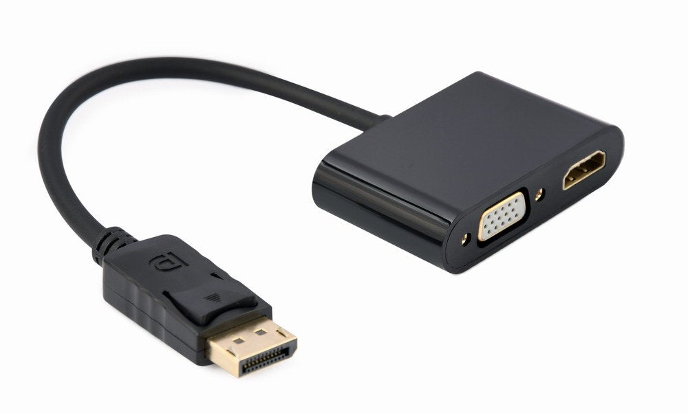 EAN 8716309124355 - Gembird A-DPM-HDMIFVGAF-01 cable DisplayPort 0,1 m Negro imagen 1