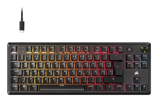 EAN 0840006684367 - Corsair K70 CORE TKL teclado Juego USB QWERTZ Portugués Negro imagen 1
