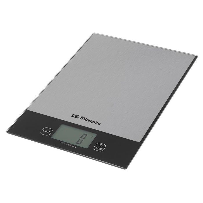 EAN 8435568400832 - Orbegozo PC 2026 Negro, Acero inoxidable Encimera Rectángulo Báscula electrónica de cocina imagen 1