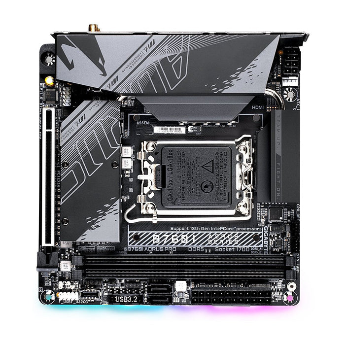 Placa Base Gigabyte B760i Aorus Pro B760,S1700,Mitx,Intel