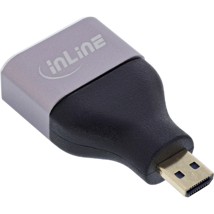 Inline® Hdmi Adapter, Hdmi A Hembra / Micro Hdmi D Male, 8k Uhd