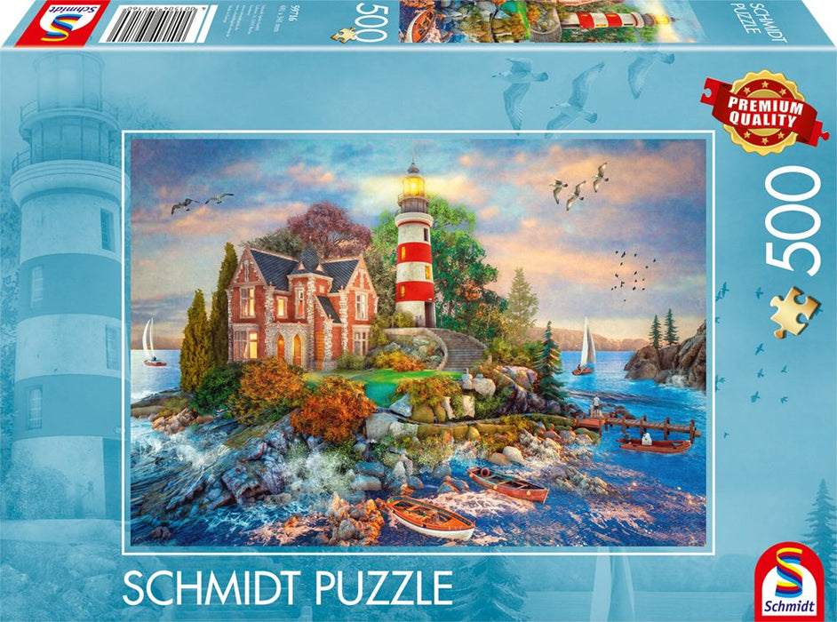 Schmidt Spiele Faro Sobre La Roca, Puzzle 500 Piezas 59716