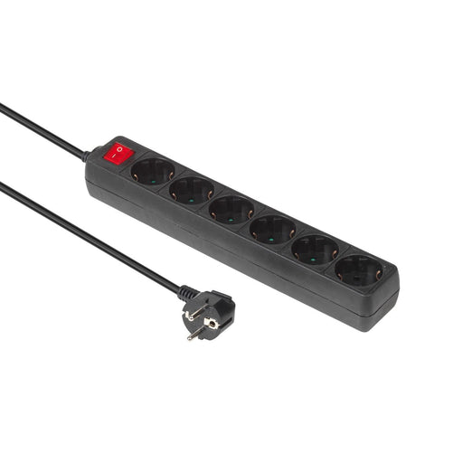 EAN 5711045108723 - Microconnect GRU006B base múltiple 1,8 m 6 salidas AC Interior Negro imagen 1
