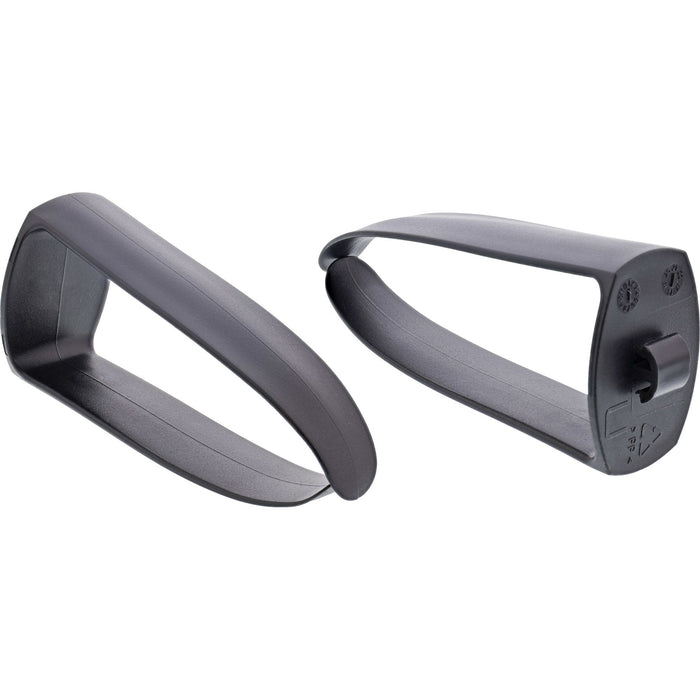 Inline 19110v Organizador De Cables 9 Plastic Brackets Removable, Ral 9005, Negro