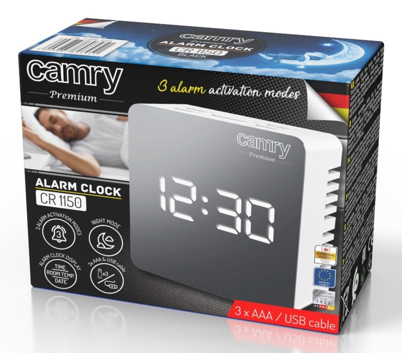 EAN 5903887807975 - Camry Premium CR 1150W despertador Reloj despertador digital Blanco imagen 8