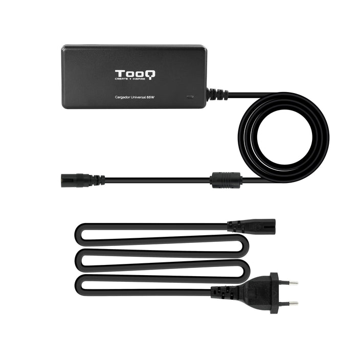 EAN 8433281007512 - TooQ TQLC-65BS02AT adaptador e inversor de corriente Interior 65 W Negro imagen 3