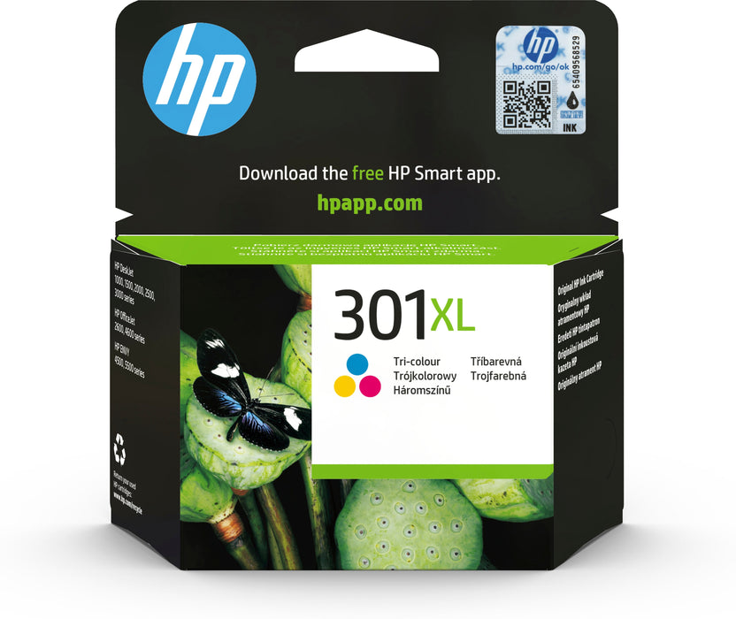 Tinta Original Hp 301xl Alta Capacidad Color 301 Xl