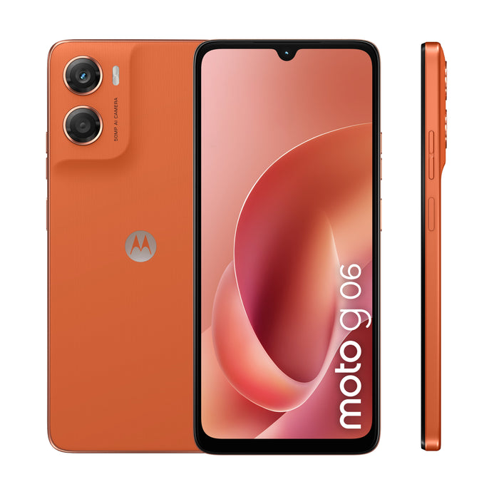 EAN 840493601595 - Motorola moto g06 17,5 cm (6.88") SIM doble Android 15 4G USB Tipo C 4 GB 256 GB 5200 mAh Naranja imagen 1