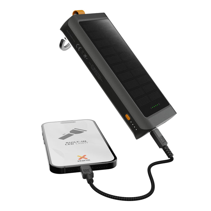 Xtorm Solar Powerbank 20w 10.000mah+Taschenlampe Schwarz