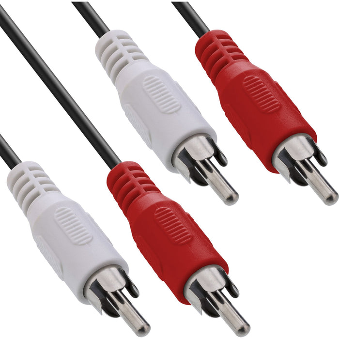 Cable De Audio Inline 2x Rca Macho A Macho 15m