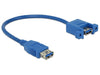 EAN 4043619851119 - DeLOCK 0.25m 2xUSB3.0-A cable USB USB 3.2 Gen 1 (3.1 Gen 1) 0,25 m USB A Azul imagen 1