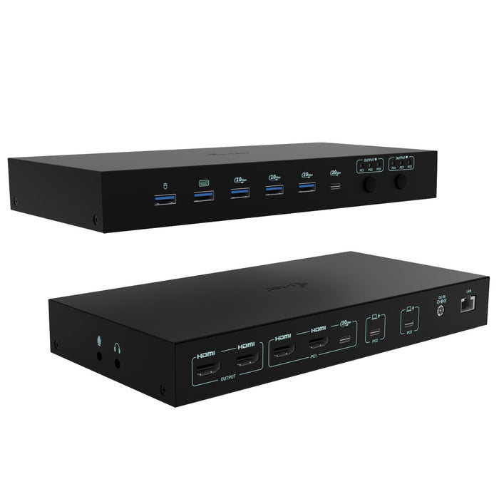 EAN 8595611707049 - i-tec C31KVMDOCKPDPRO base para portátil y replicador de puertos Alámbrico USB 3.2 Gen 1 (3.1 Gen 1) Type imagen 1
