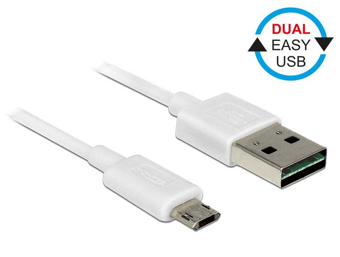 Delock Cable Easy-Usb 2.0 Typ-A Macho > Easy-Usb 2.0 Typ Micro-B Macho 0,2 M
