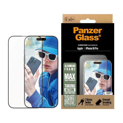 EAN 5715685002267 - PanzerGlass PG Scrn Alu Frame iPhone 16P 6.3Inch UWF imagen 2