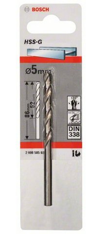 EAN 3165140521574 - Bosch 2 608 585 922 broca Broca helicoidal 1 pieza(s) imagen 2