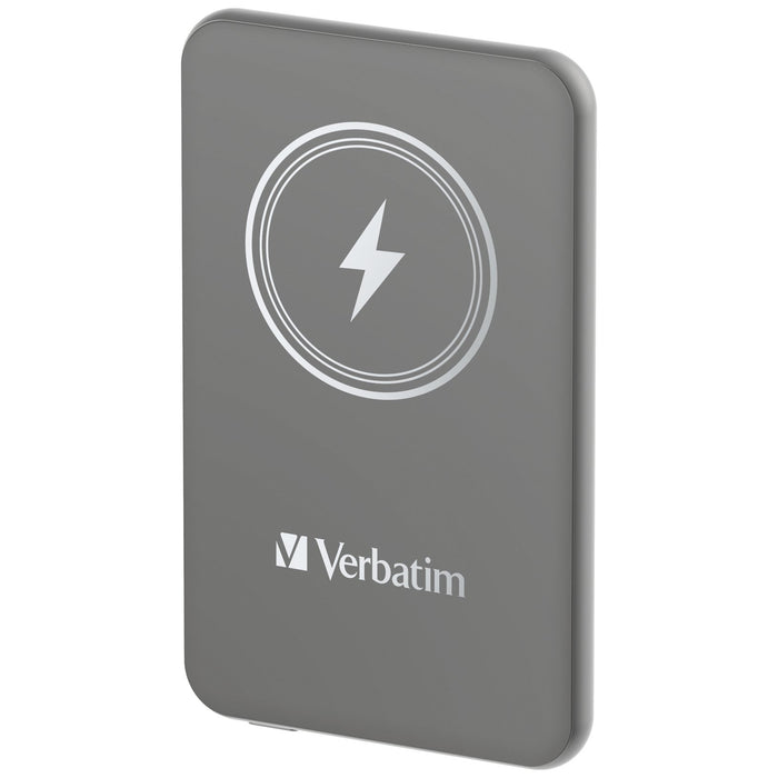 EAN 0023942322443 - Verbatim Charge 'n' Go Polímero de litio 5000 mAh Cargador inalámbrico Gris imagen 1