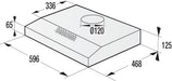 EAN 3838782171550 - Gorenje WHU629EW/S Telescópica o extraplana Blanco 200 m³/h imagen 1