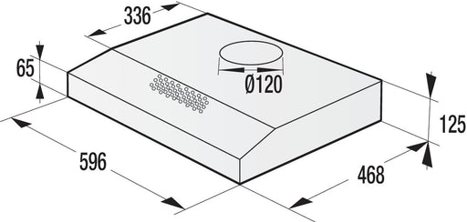 EAN 3838782171550 - Gorenje WHU629EW/S Telescópica o extraplana Blanco 200 m³/h imagen 1