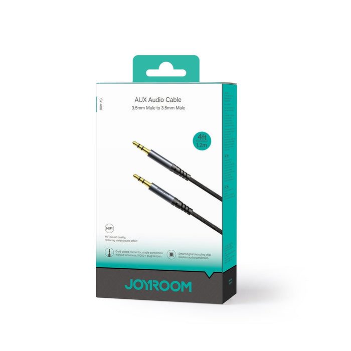 EAN 6956116773809 - JOYROOM SY-A08 cable de audio 1,2 m 3,5mm Negro imagen 2
