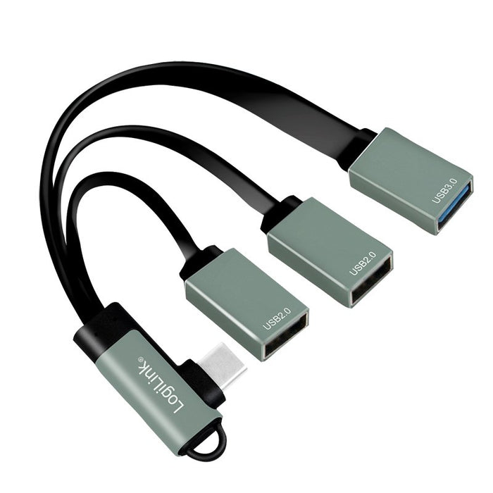 EAN 4052792057829 - LogiLink UA0361 hub de interfaz USB 3.2 Gen 1 (3.1 Gen 1) Type-C 5000 Mbit/s Plata imagen 1
