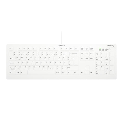 EAN 7061112753645 - Contour Design Active Key AK-C8112 teclado Médico USB QWERTZ Alemán Blanco imagen 1
