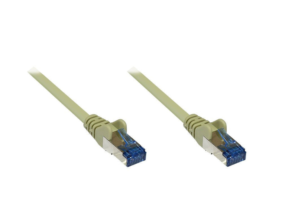 Goodconnections Cable De Red Mit Rastnasenschutz, Cat. 6a, S Ftp, Pimf, Halogenfrei, 500mhz, Grau, 1m,