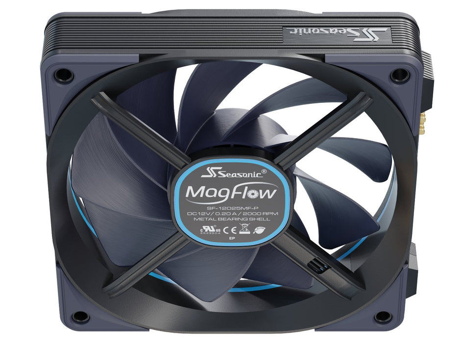 EAN 4711173877592 - Seasonic MagFlow 3-Fan Kit Carcasa del ordenador Ventilador 12 cm Negro 3 pieza(s) imagen 3