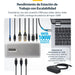EAN 0065030921930 - StarTech.com 208UE-USB4-DOCK base para portátil y replicador de puertos Alámbrico Gris imagen 8