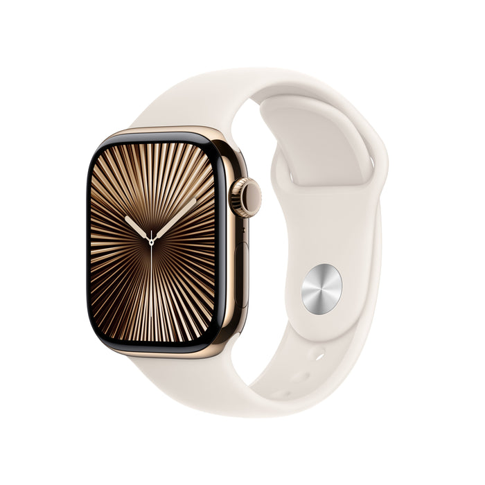 EAN 0195949553943 - Apple Watch Series 10 OLED 42 mm Digital 374 x 446 Pixeles Pantalla táctil 4G Oro Wifi GPS (satélite) imagen 1