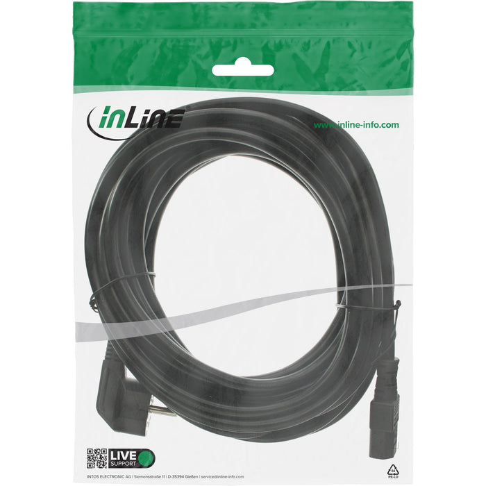 Cable De Alimentación Inline A 3pin Iec Hembra Negro 3m
