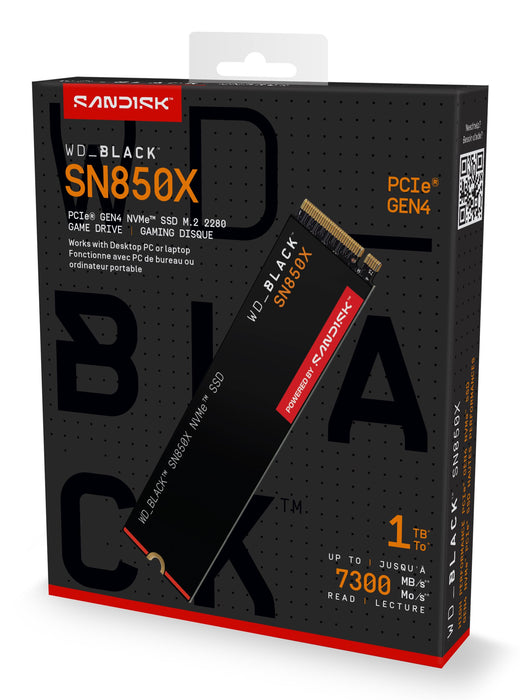 EAN 0718037891392 - SanDisk Black WD_BLACK SN850X NVMe 1 TB M.2 PCI Express 4.0 imagen 7