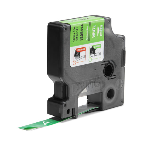 EAN 0071701059703 - DYMO 1805414 cinta para impresora de etiquetas Blanco sobre verde imagen 2