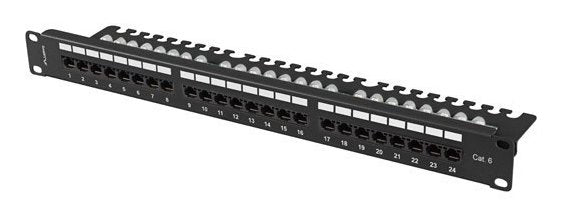 EAN 5901969441901 - Lanberg PPU6-1124-B panel de parcheo 1U imagen 1