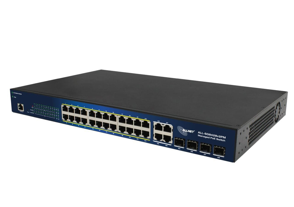 EAN 4038816211064 - ALLNET ALL-SG8428V2PM switch Gestionado L2 Gigabit Ethernet (10/100/1000) Energía sobre Ethernet (PoE) Ne imagen 2