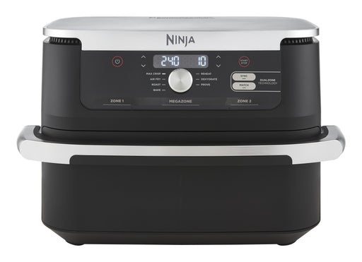 EAN 0622356270373 - Ninja AF500EU freidora Doble 10,4 L Independiente 2470 W Freidora de aire caliente Negro, Acero inoxidabl imagen 1