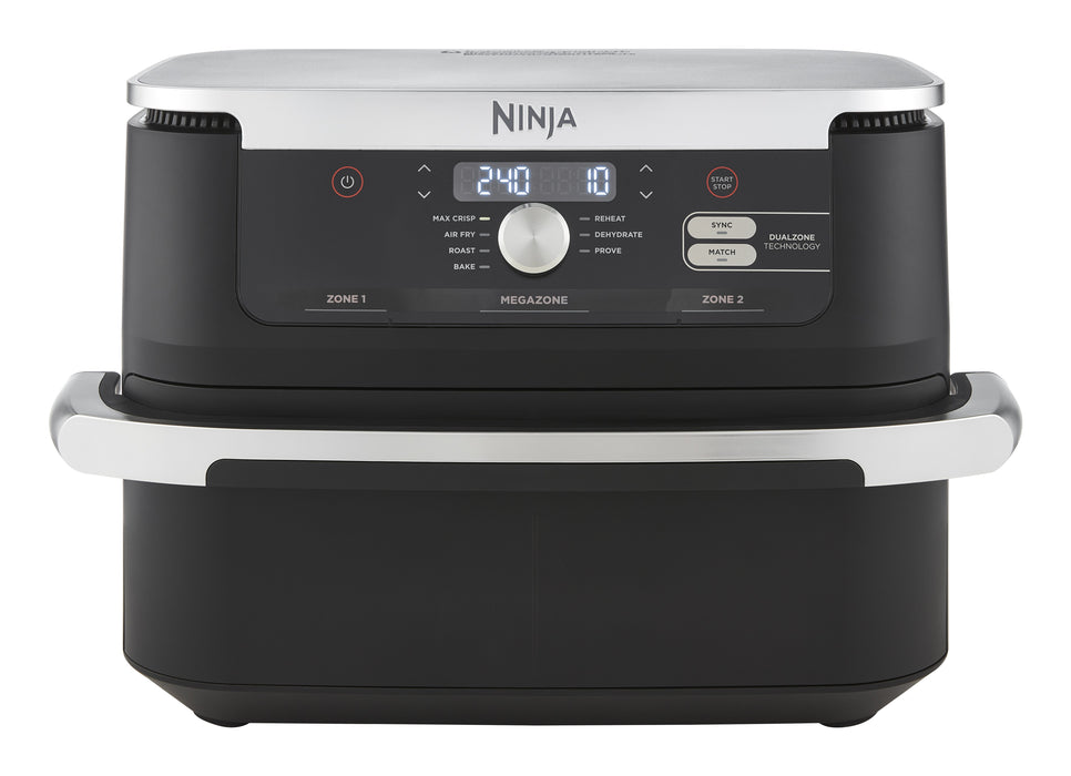 EAN 0622356270373 - Ninja AF500EU freidora Doble 10,4 L Independiente 2470 W Freidora de aire caliente Negro, Acero inoxidabl imagen 1