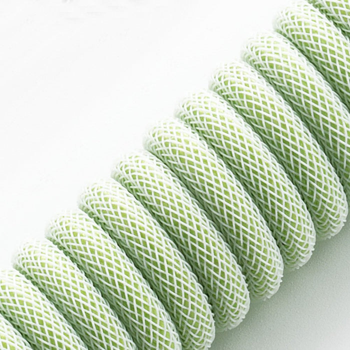 Cablemod Classic Coiled Keyboard Cable Usb-C A Usb Tipo A, Verde Lima Sorbet - 150cm