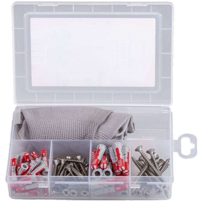 EAN 4048962365429 - Fischer 553339 tornillo de anclaje y taco 40 pieza(s) Juego de enchufes de pared y tornillos imagen 4