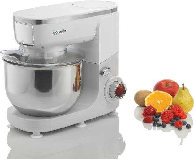 Gorenje Mmc1005w Robot De Cocina 1000 W 4,8 L Gris, Acero Inoxidable, Blanco