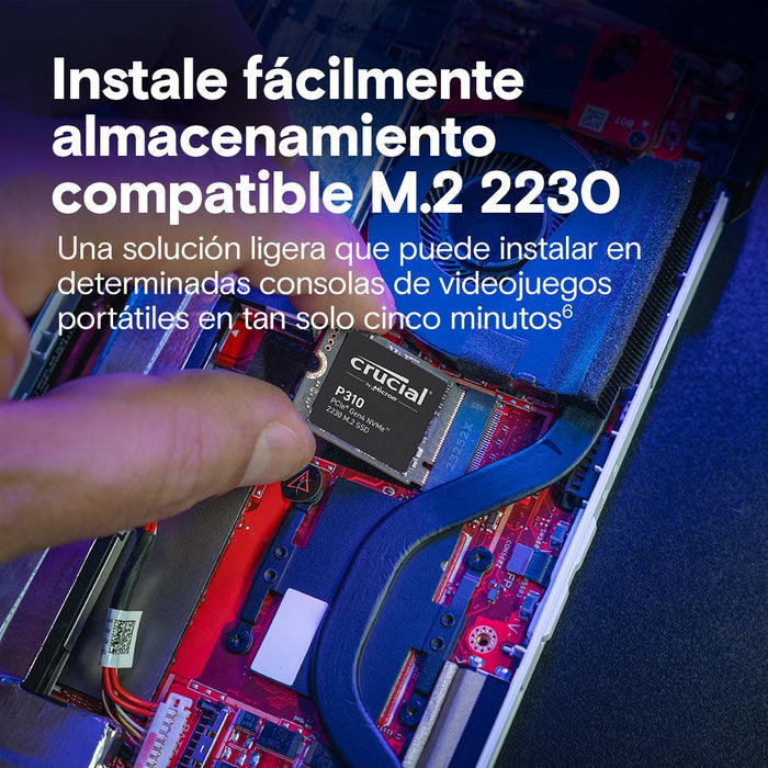 EAN 0649528942272 - Crucial CT1000P310SSD2 unidad de estado sólido PCI Express 4.0 imagen 6