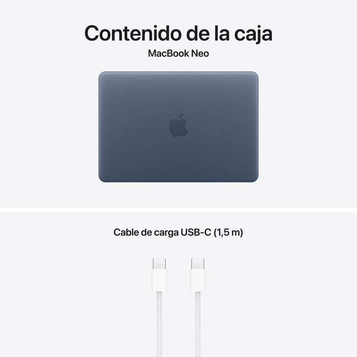 Apple Macbook Neo 13' A18 Pro 6-Core Cpu 8gb 256gb Ssd 5-Core Gpu Índigo