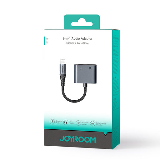 EAN 6956116773847 - JOYROOM SY-L02 cambiador de género para cable Lightning Dual Lightning Negro imagen 2