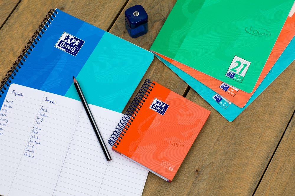 Oxford Touch A4+ - Cuaderno - Drahtkammgebunden