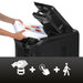 EAN 0043859747719 - Fellowes AutoMax 600M triturador de papel Microcorte 60 dB 23 cm Negro imagen 6