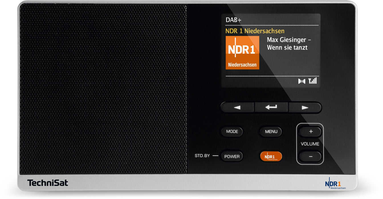 EAN 4019588109957 - TechniSat DIGITRADIO 215 NDR 1 Personal Analógico y digital Negro, Plata imagen 1