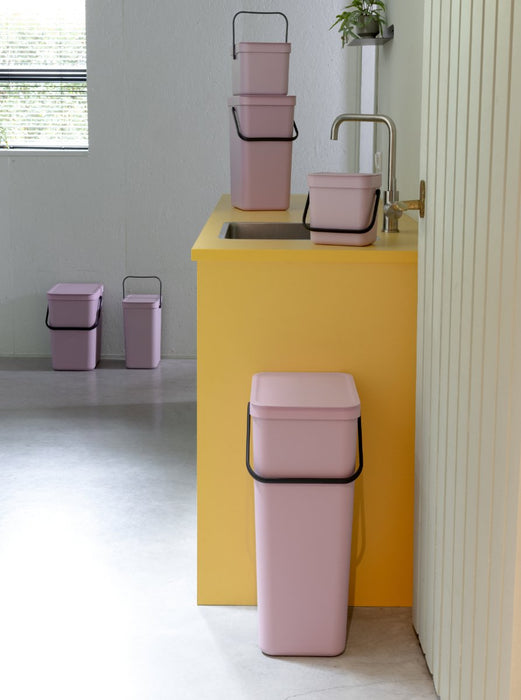 Brabantia Sort & Go Abfallbehäl. Lilac Pink 12 L